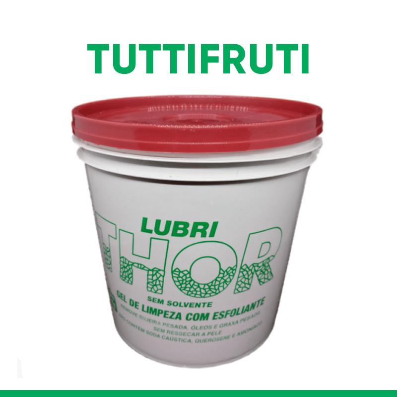 LUBRI-THOR 2,5Kg com Esfoliante – Tuttifruti